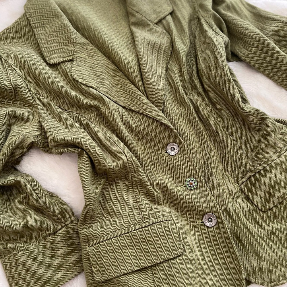 Green blazer XL